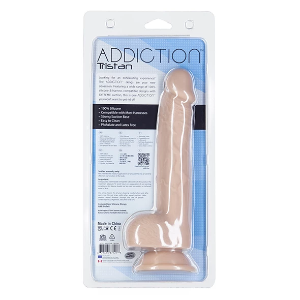 Promo โญ Addiction โ Tristan 9.4 Inch Beige Dildo ๐ - Image 6