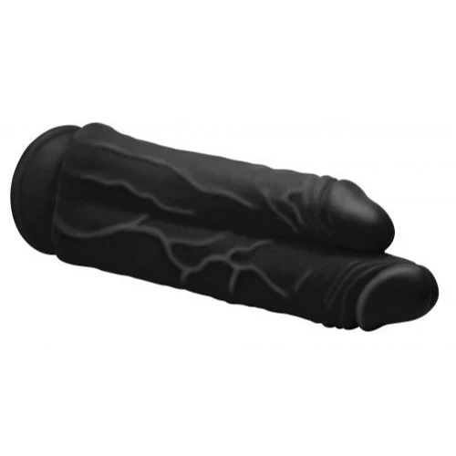 Deals ๐ Master Cock โ Double Stuffer 9.8 Inch Double Dildo โ Black โจ - Image 2