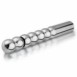 New 🥰 Mystim – Bal(l)zac Beaded Metal E-Stim Dildo ✔️