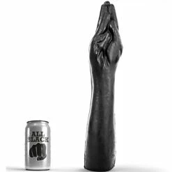 Buy ⭐ All Black Realistic Hand Fisting Dildo 16 Inch 👍