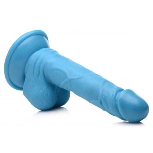 New โ๏ธ Pop Peckers โ Popping 6.5 Inch Dildo Blue ๐ - Image 2