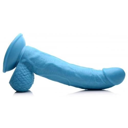 Best deal ๐ Pop Peckers โ Popping 7.5 Inch Dildo Blue ๐ - Image 3