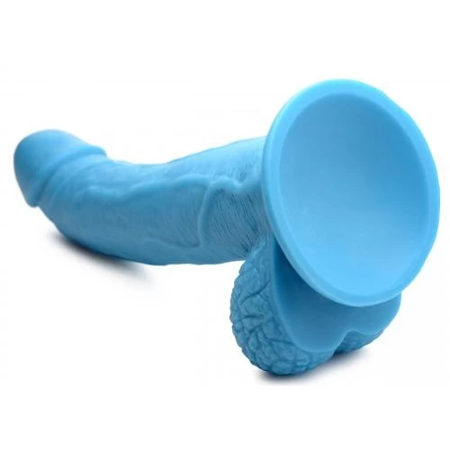 Best deal ๐ Pop Peckers โ Popping 7.5 Inch Dildo Blue ๐ - Image 4
