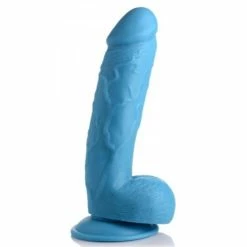 Flash Sale 🔥 Pop Peckers – Popping 8.25 Inch Dildo Blue ❤️