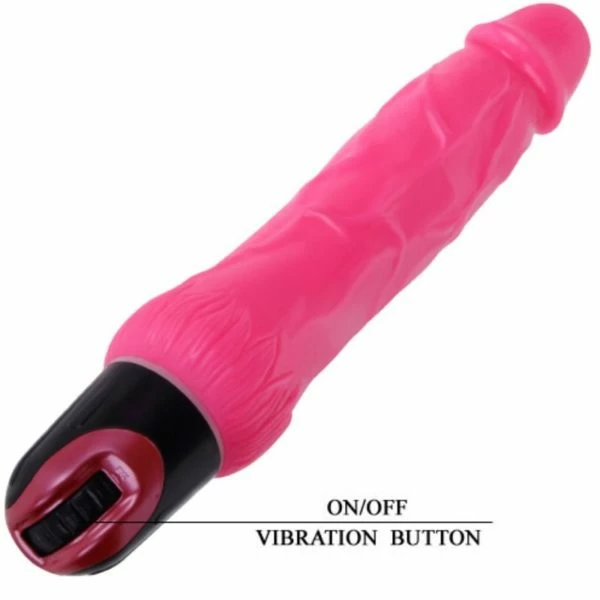 Best Sale ๐ Baile Multispeed Pink Realistic 9.4 Inch Dildo Vibrator ๐ - Image 5
