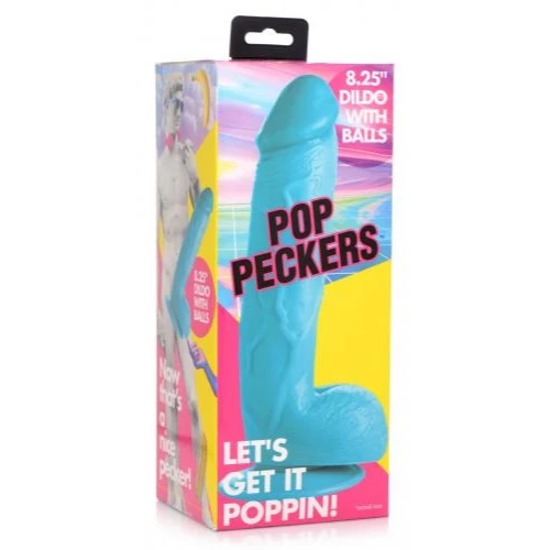 Flash Sale ๐ฅ Pop Peckers โ Popping 8.25 Inch Dildo Blue โค๏ธ - Image 4