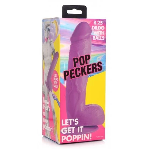 Promo ๐ Pop Peckers โ Popping 8.25 Inch Dildo Purple โ - Image 4