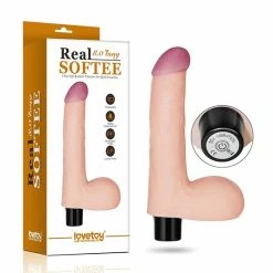 Top 10 👏 Lovetoy Real Softee 8 Inch Realistic Ballsy Vibrating Dildo 🛒