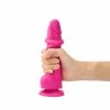 Brand new 😍 Strap-on-Me Strap On Me – Sliding Skin Realistic Fuschia Dildo Large 🥰