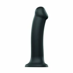 Buy ๐ Strap-On-Me โ Semi Realistic Dual Density Bendable Dildo Black Xtra Large ๐