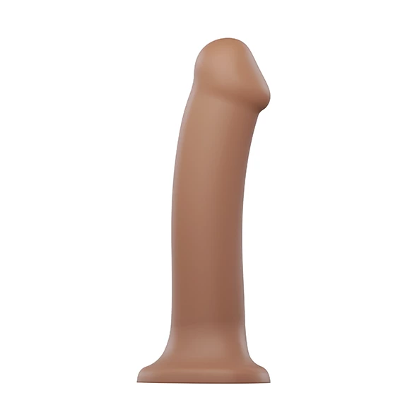 Outlet ๐ฅฐ Strap-On-Me โ Semi Realistic Dual Density Bendable Dildo Caramel Large โค๏ธ
