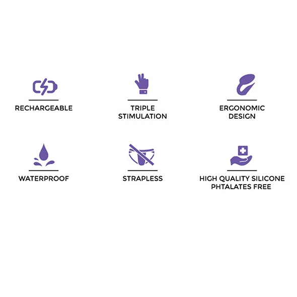 Deals ๐ Best Couples Sex Toys Strap-On-Me โ Vibrating Bendable Strapless Strap On Purple L ๐งจ - Image 6