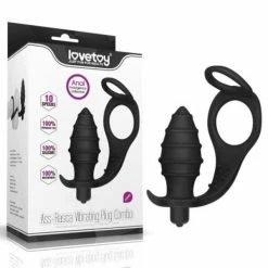 Best Pirce ๐ Prostate Massagers Lovetoy โ Ass Rasca Vibrating Plug Combo ๐