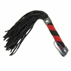 Coupon โ๏ธ Fetish Art Line Black & Red Handle Whip ๐