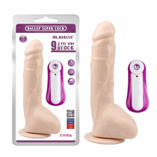 Deals ๐ Remote Control Sex Toys Chisa โ Mr Marcus 9.9 Inch Flesh Vibrating Dildo โญ
