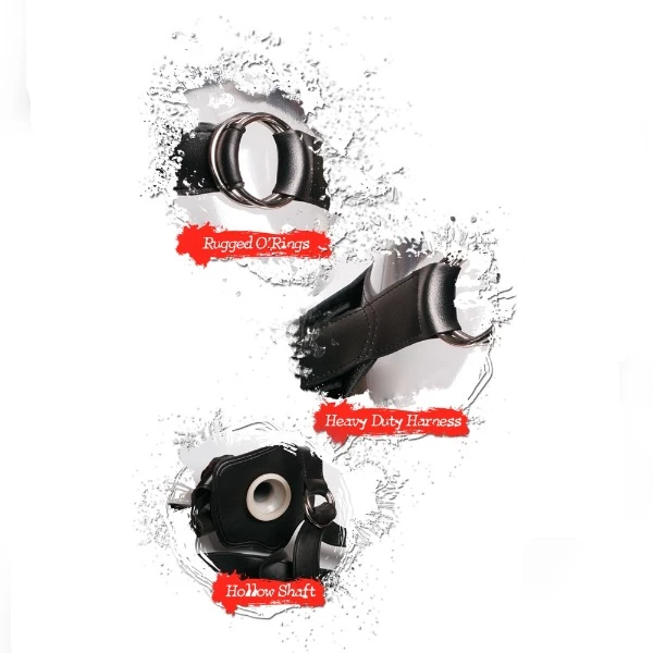 Deals ๐งจ Best Couples Sex Toys Fetish Fantasy โ 12 Inch Hollow Strap-On Flesh ๐ - Image 4