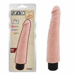 Brand new 😍 Flirtation – 9.4 Inch Flesh Vibrating Realistic Dildo 🛒