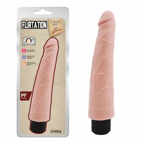 Brand new ๐ Flirtation โ 9.4 Inch Flesh Vibrating Realistic Dildo ๐