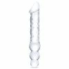 Outlet 🔥 Glas – Double Ended Glass Dildo With Anal Beads 😀