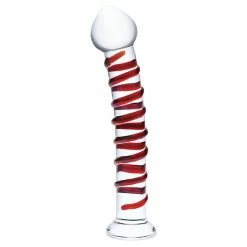Hot Sale โ Prostate Massagers Glas โ Mr Swirly 10 Inch Glass G-Spot Dildo ๐