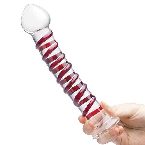 Hot Sale โ Prostate Massagers Glas โ Mr Swirly 10 Inch Glass G-Spot Dildo ๐ - Image 3