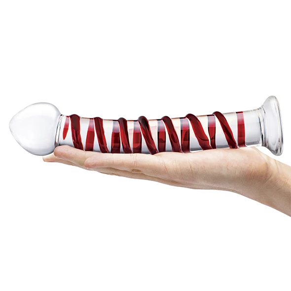Hot Sale โ Prostate Massagers Glas โ Mr Swirly 10 Inch Glass G-Spot Dildo ๐ - Image 4