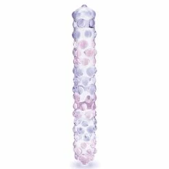 Top 10 ✨ Glas – Purple Rose Nubby Glass Dildo 💯