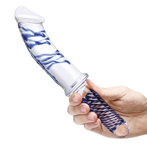 New ๐ Anal Play Glas โ Realistic Double Ended Dildo With Handle ๐ - Image 3