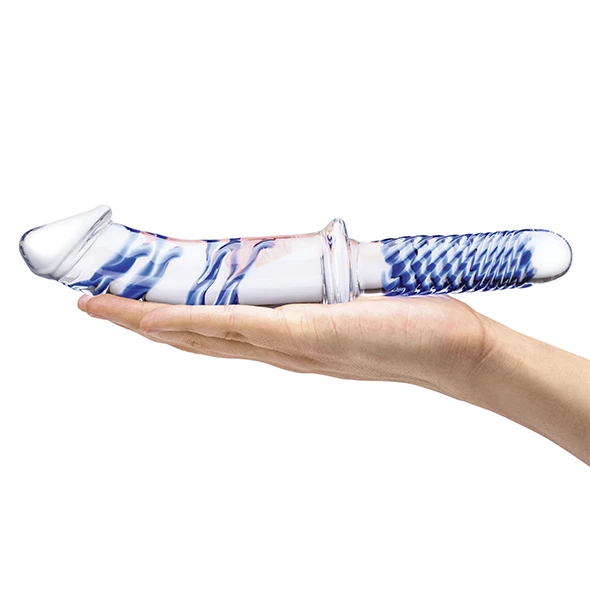 New ๐ Anal Play Glas โ Realistic Double Ended Dildo With Handle ๐ - Image 4