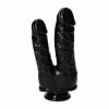 Coupon 🔔 Toyz4lovers Italian Ultra Realistic Black Double Penetrator Suction Cup Dildo 7.5 Inch 🌟