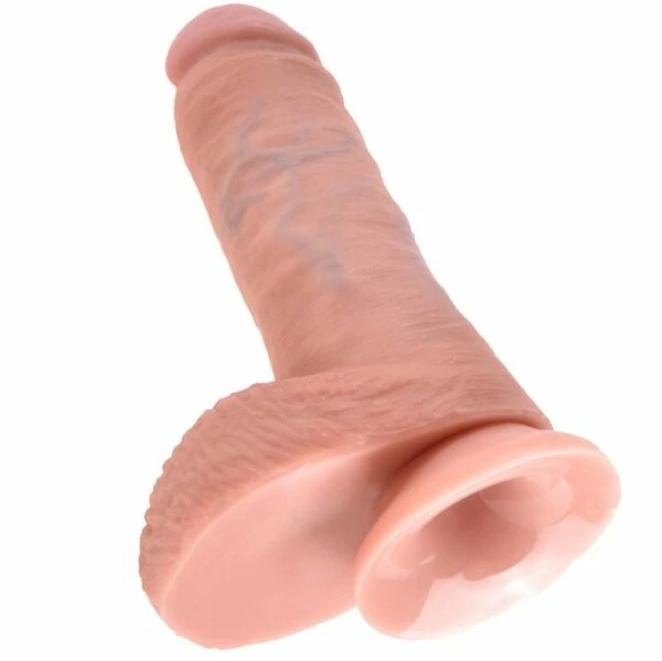 Best Pirce โญ King Cock โ 8 Inch Flesh Dildo With Balls ๐ - Image 2