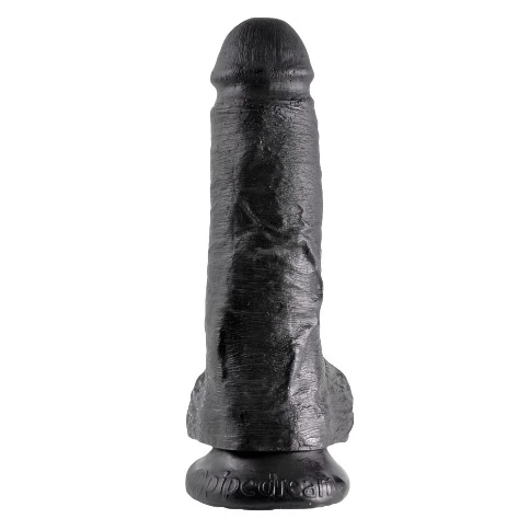 Outlet ๐คฉ King Cock โ 8 Inch Realistic Black Dildo With Balls โญ - Image 2
