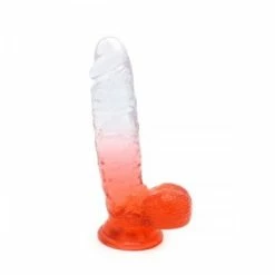 Best Sale 🧨 Anal Play Kiotos – Crystal Jelly Red Suction Cup Ballsy 9.8 Inch Dildo 😍