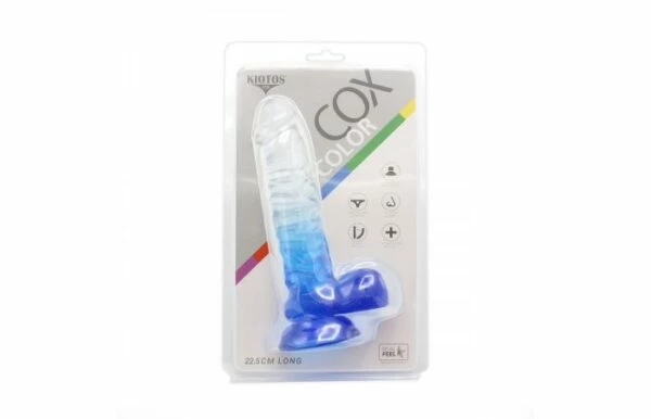 Coupon ๐ Kiotos โ Crystal Jelly Blue Ripple Suction Cup Ballsy 8.8 Inch Dildo ๐ฅ - Image 8