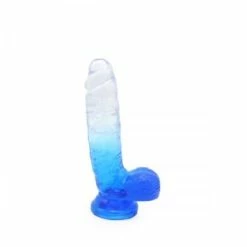 Hot Sale ๐ฅ Kiotos โ Crystal Jelly Blue Suction Cup Ballsy 8.4 Inch Dildo โ