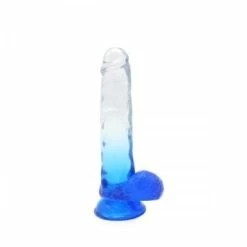 Promo 🧨 Kiotos – Crystal Jelly Blue Suction Cup Ballsy 8.8 Inch Dildo 🎁