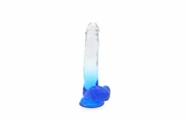 Promo ๐งจ Kiotos โ Crystal Jelly Blue Suction Cup Ballsy 8.8 Inch Dildo ๐ - Image 2
