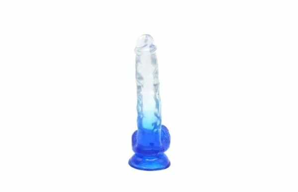 Promo ๐งจ Kiotos โ Crystal Jelly Blue Suction Cup Ballsy 8.8 Inch Dildo ๐ - Image 5