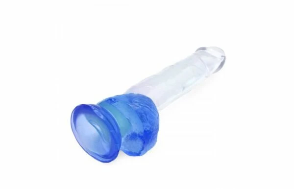 Promo ๐งจ Kiotos โ Crystal Jelly Blue Suction Cup Ballsy 8.8 Inch Dildo ๐ - Image 7