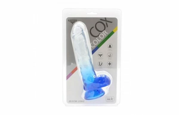 Promo ๐งจ Kiotos โ Crystal Jelly Blue Suction Cup Ballsy 8.8 Inch Dildo ๐ - Image 8