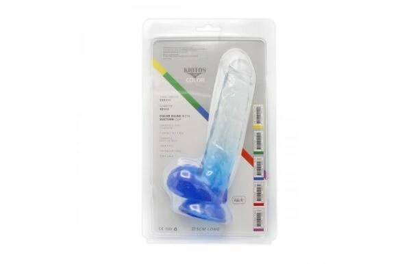Promo ๐งจ Kiotos โ Crystal Jelly Blue Suction Cup Ballsy 8.8 Inch Dildo ๐ - Image 9