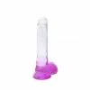 Best Pirce 🥰 Her Deluxe Sex Toys Kiotos – Crystal Jelly Purple Suction Cup Ballsy 8.8 Inch Dildo ⭐