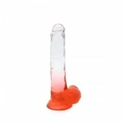 Budget 🛒 Kiotos – Crystal Jelly Red Suction Cup Ballsy 8.8 Inch Dildo 🌟