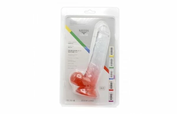 Budget 🛒 Kiotos – Crystal Jelly Red Suction Cup Ballsy 8.8 Inch Dildo 🌟 - Image 8