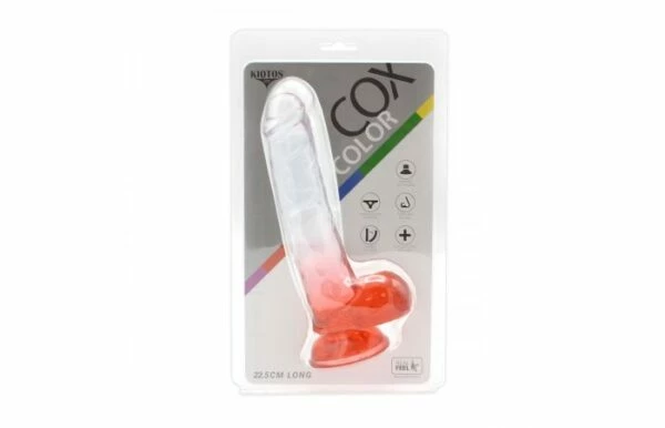 Budget 🛒 Kiotos – Crystal Jelly Red Suction Cup Ballsy 8.8 Inch Dildo 🌟 - Image 9