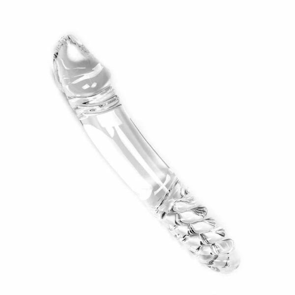 New โญ Kiotos Clear Glass Double Dildo โค๏ธ