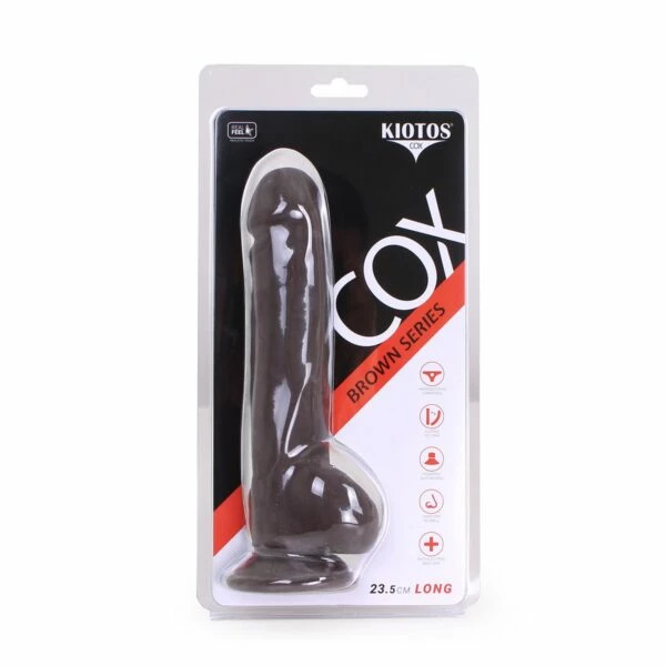 Brand new โ๏ธ Kiotos COX Realistic Brown 9 Inch Suction Ballsy Dildo ๐ - Image 9