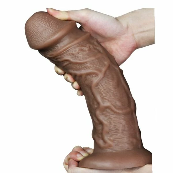 Hot Sale ๐ Lovetoy Love Toy โ Realistic Chubby Brown 10.5 Inch Dildo ๐ - Image 2