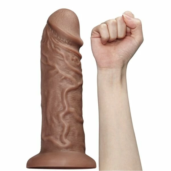 Hot Sale ๐ Lovetoy Love Toy โ Realistic Chubby Brown 10.5 Inch Dildo ๐ - Image 3
