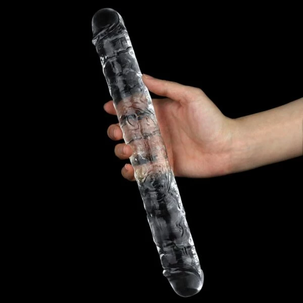 Discount โค๏ธ Lovetoy โ Flawless Clear 12 Inch Double Dildo ๐ - Image 2